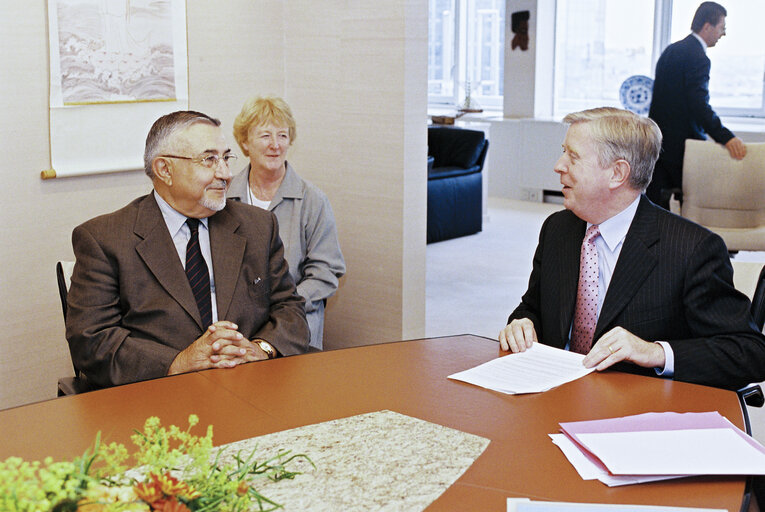 Fotografija 5: EP President meets with Abdelwahad RADI, Speaker of the Parliament of Morocco