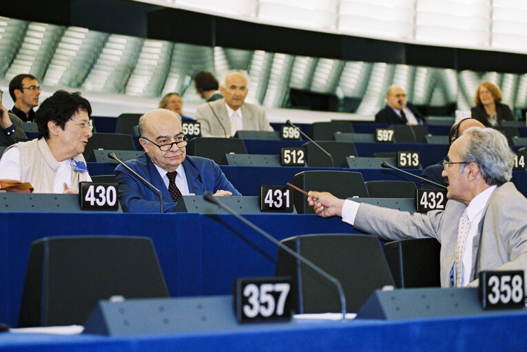 Foto 36: Plenary session in Strasbourg - Statement by Italian Prime Minister to present the programme of the Italian Presidency of the Council