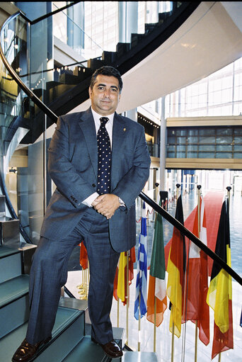 Foto 20: Portrait of MEP Juan Manuel FERRANDEZ LEZAUN in Strasbourg