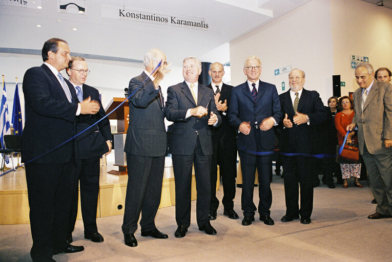 Fotagrafa 1: Official inauguration of the Konstantinos Karamanlis passerelle between the PHS and ASP buildings