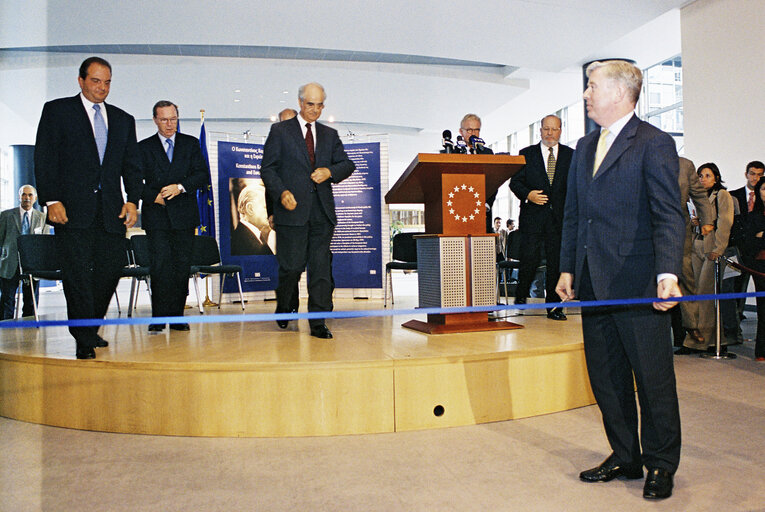 Fotagrafa 13: Official inauguration of the Konstantinos Karamanlis passerelle between the PHS and ASP buildings