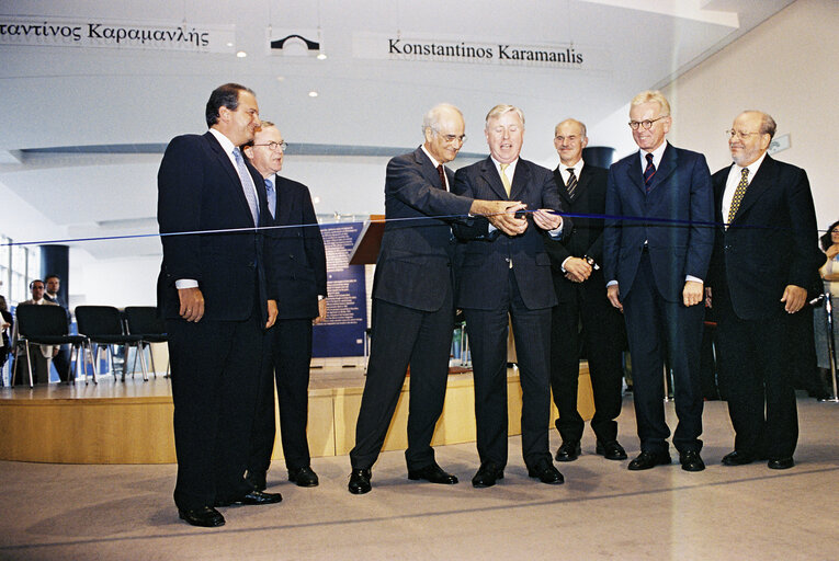 Fotagrafa 14: Official inauguration of the Konstantinos Karamanlis passerelle between the PHS and ASP buildings