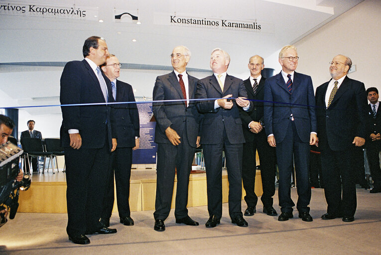 Fotagrafa 15: Official inauguration of the Konstantinos Karamanlis passerelle between the PHS and ASP buildings