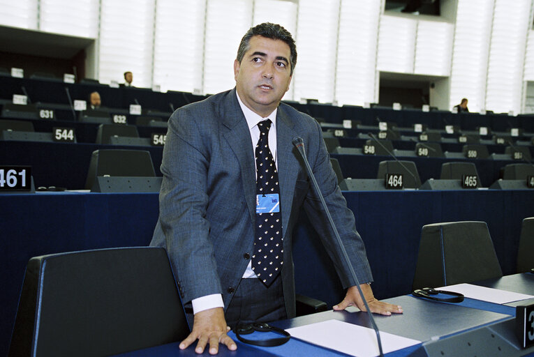 Fotagrafa 15: Portrait of MEP Juan Manuel FERRANDEZ LEZAUN in Strasbourg