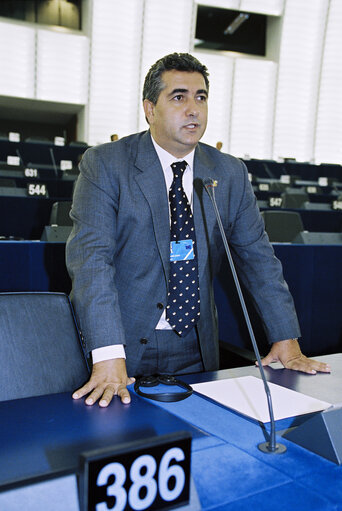 Foto 14: Portrait of MEP Juan Manuel FERRANDEZ LEZAUN in Strasbourg