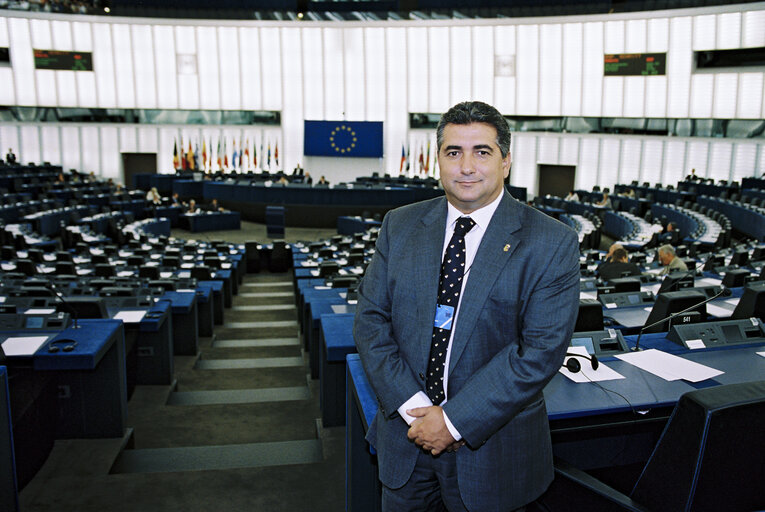 Photo 11: Portrait of MEP Juan Manuel FERRANDEZ LEZAUN in Strasbourg