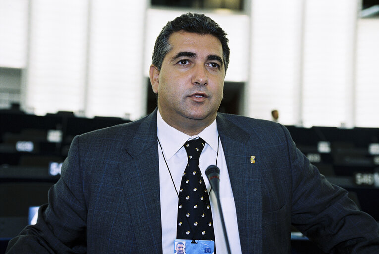 Photo 3: Portrait of MEP Juan Manuel FERRANDEZ LEZAUN in Strasbourg