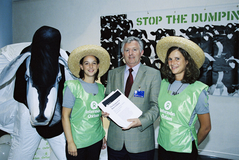 Photo 8: Oxfam action for fair trade