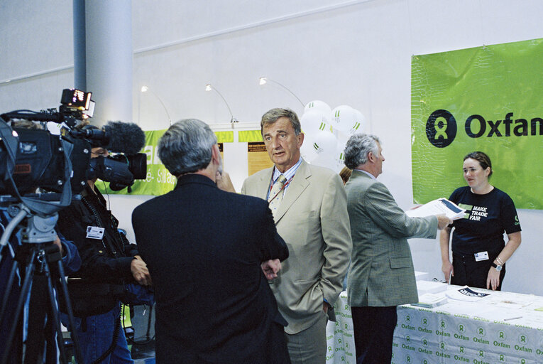 Photo 3: Oxfam action for fair trade