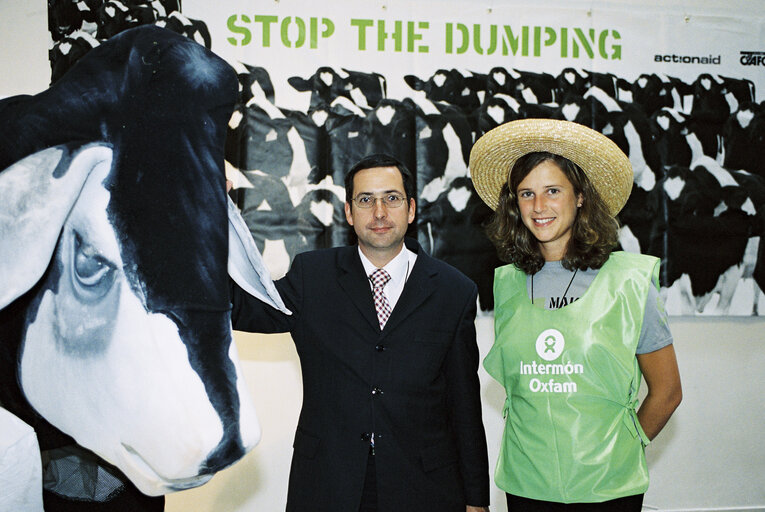 Photo 12: Oxfam action for fair trade