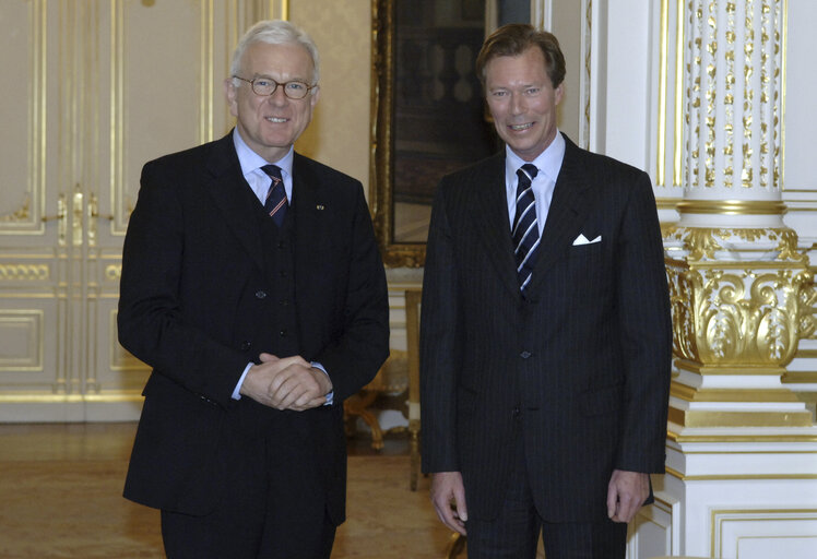 Nuotrauka 2: EP President meets with Grand Duke Henri of Luxemburg at the Royal Palace of Luxembourg