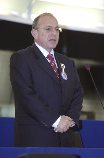 Foto 2: MEP speaks during a plenary session in Strasbourg