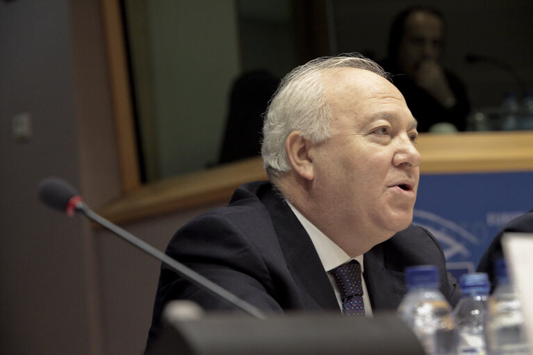 Fotografi 6: AFET committee: exchange of views with the Spanish Minister for foreign affairs and cooperation.