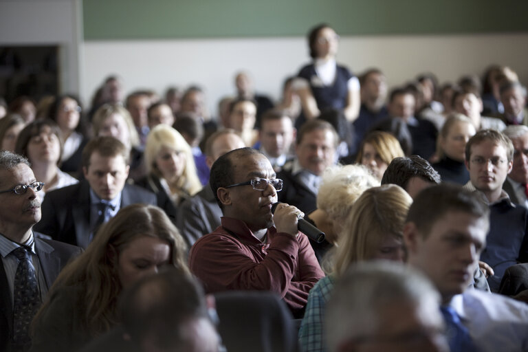 Nuotrauka 23: President of the European Parliament Jerzy Buzek visits Humboldt University, Berlin