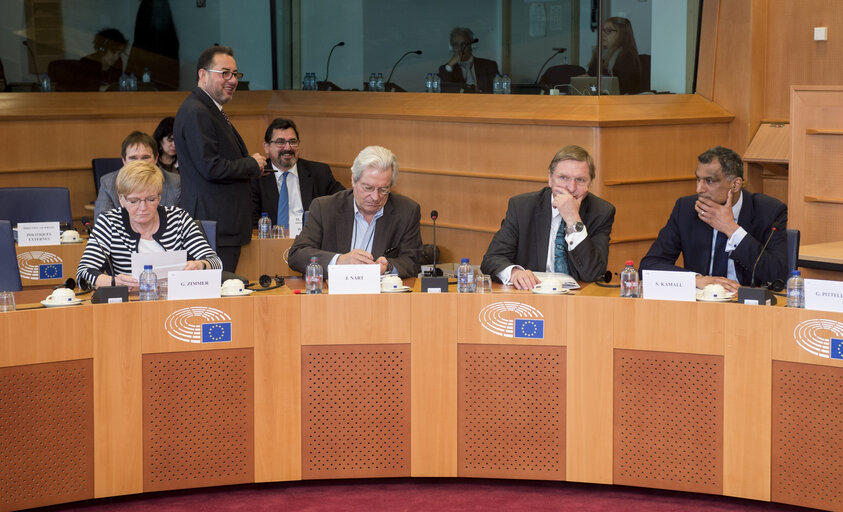 Foto 2: Joint meeting with the President of the Assembly of the Representatives of the People of Tunisia and Political Group Chairs of the European Parliament and Tunisian Parliament