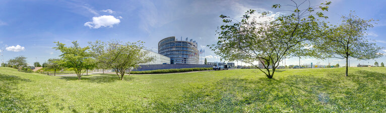 Nuotrauka 10: 360 Panoramic View of the European Parliament in Strasbourg