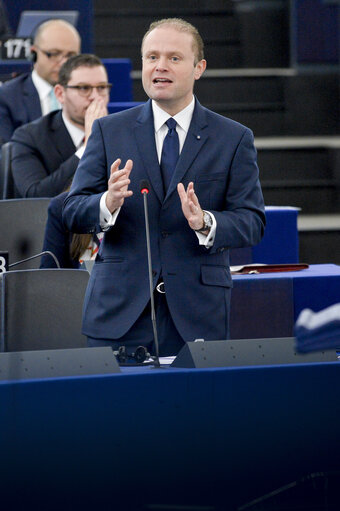 Photo 20: Plenary session Week 3 2017 in Strasbourg - Election of the Vice-Presidents of Parliament