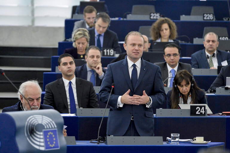 Photo 23: Plenary session Week 3 2017 in Strasbourg - Election of the Vice-Presidents of Parliament