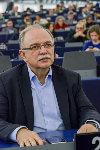 Photo 8: Plenary session Week 3 2017 in Strasbourg - Election of the Vice-Presidents of Parliament