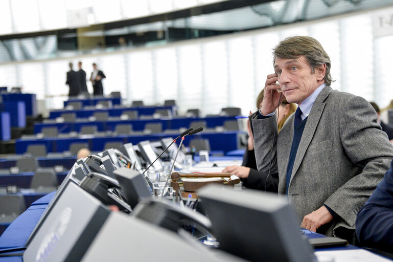 Photo 17: Plenary session Week 3 2017 in Strasbourg - Election of the Vice-Presidents of Parliament