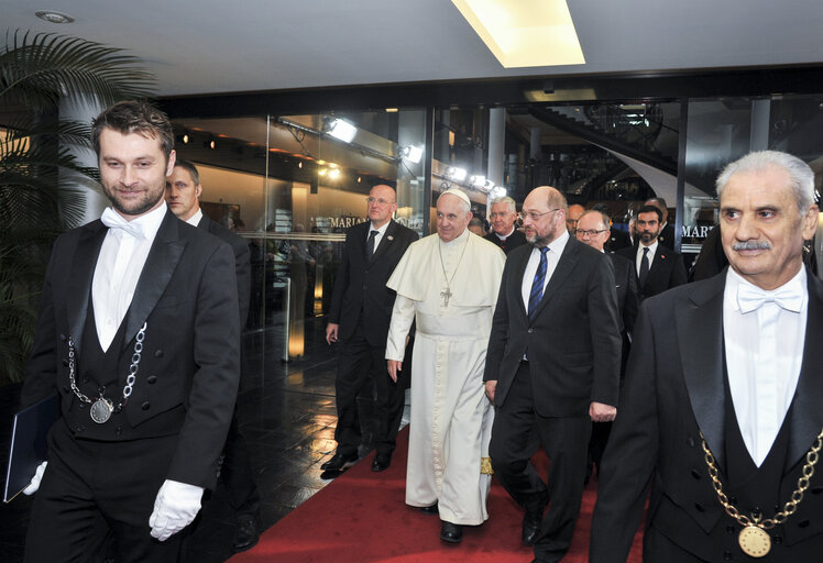 Nuotrauka 10: Official visit of his Holiness Pope Francis at the European Parliament in Strasbourg