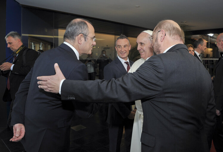 Nuotrauka 6: Official visit of his Holiness Pope Francis at the European Parliament in Strasbourg