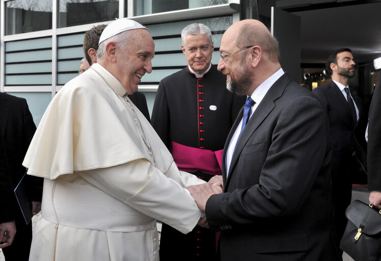 Nuotrauka 8: Official visit of his Holiness Pope Francis at the European Parliament in Strasbourg