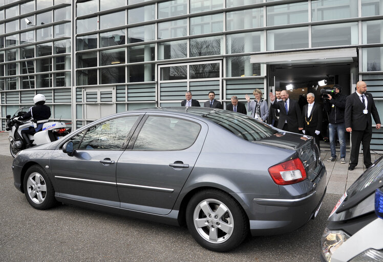 Nuotrauka 2: Official visit of his Holiness Pope Francis at the European Parliament in Strasbourg