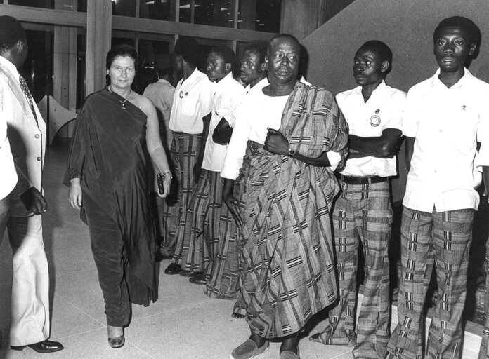 VEIL Simone at the ACP/CEE convention in Lome on the 31st of October 1979