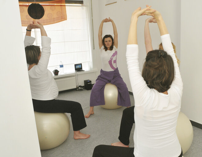 Fotografija 7: Pregnant women exercising with their coach