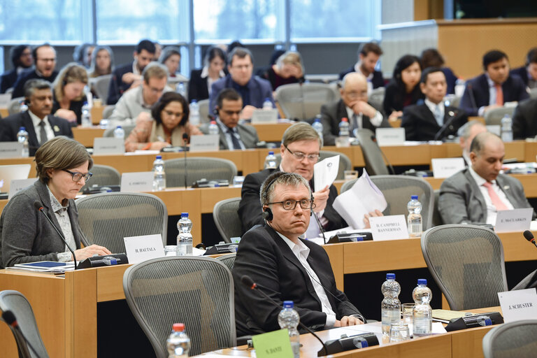 Photo 3: Committee on International Trade - Exchange of views on the implementation of the General System of Preferences 2016-2017 with Cecilia Malmström, Commissioner for trade, and Christian Leffler, Deputy Secretary General, EEAS