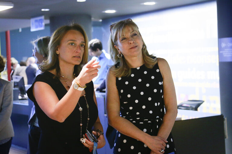 Opening of an exhibition at the Parlementarium