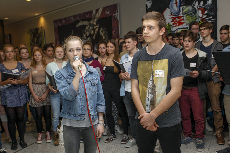 Fotogrāfija 12: School choir from Neustrelitz