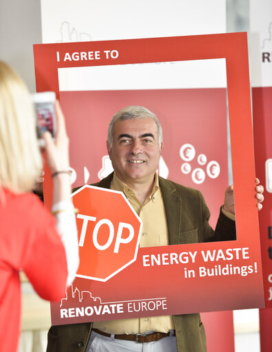 MEP Nikos CHRYSOGELOS at the European Parliament in Brussels