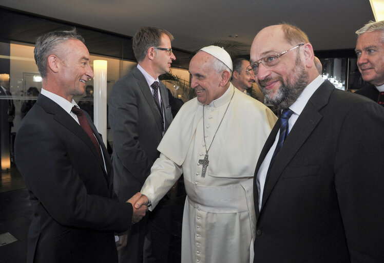 Nuotrauka 5: Official visit of his Holiness Pope Francis at the European Parliament in Strasbourg