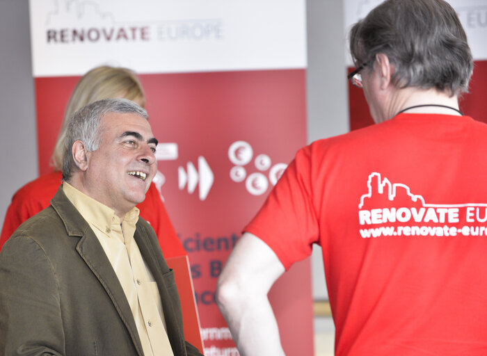 MEP Nikos CHRYSOGELOS at the European Parliament in Brussels