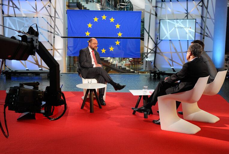 Fotografia 8: EP President Interview ' NZZ Standpunkte ' TV SRF1