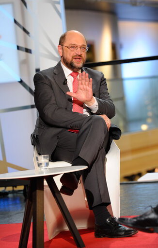 Fotografia 7: EP President Interview ' NZZ Standpunkte ' TV SRF1