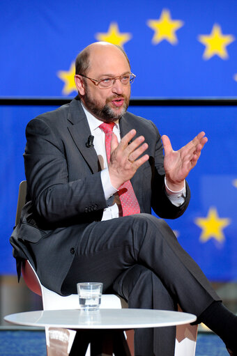 Fotografia 6: EP President Interview ' NZZ Standpunkte ' TV SRF1