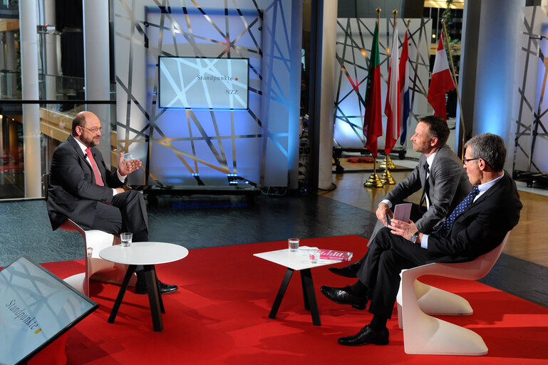 Fotografia 2: EP President Interview ' NZZ Standpunkte ' TV SRF1