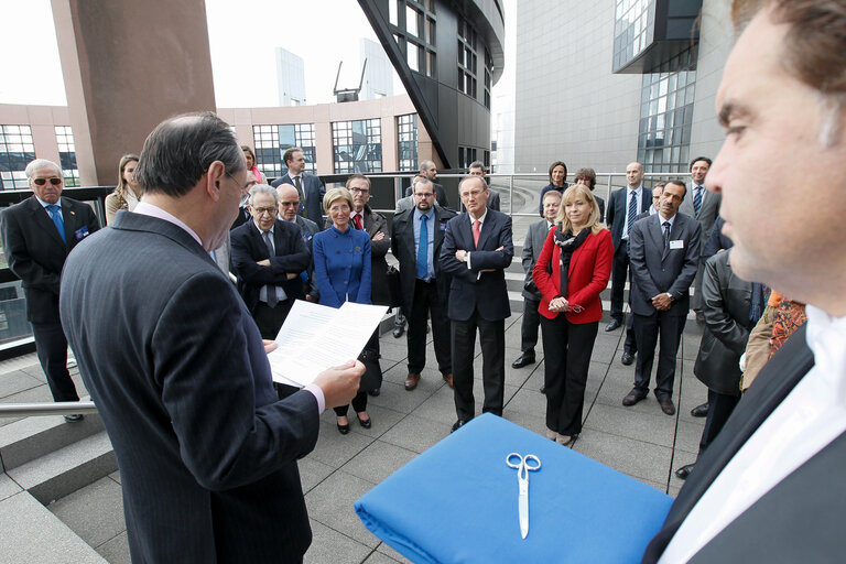 Fotografie 12: Official opening of the 13th floor Terrace - Building LOW