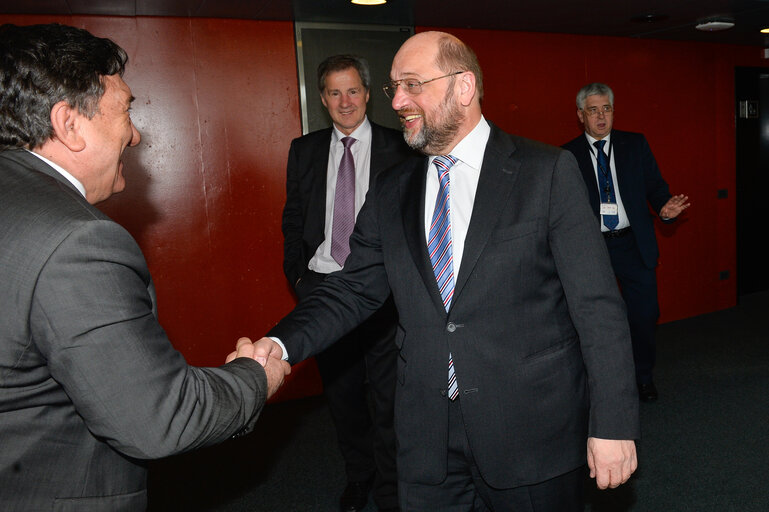 EP President meets with MEP Vladko Todorov PANAYOTOV