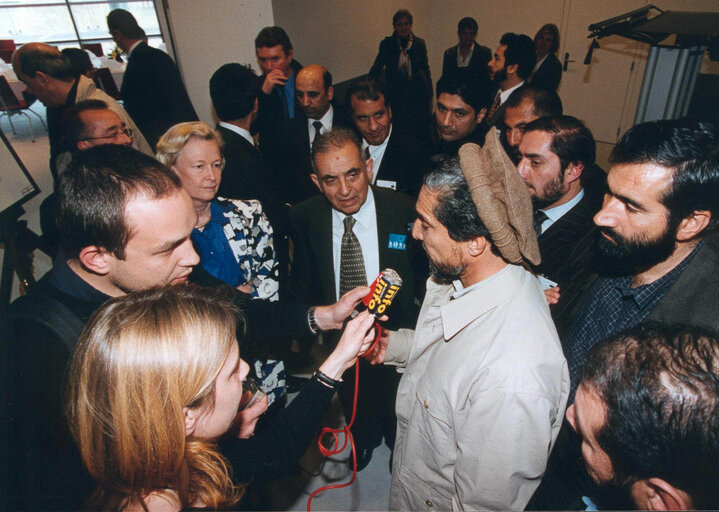 Fotografie 9: Visit by Ahmed Shah MASSOUD, Commander of the Anti-Taleban forces in Afghanistan to the European Parliament in Strasbourg