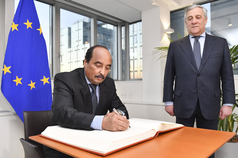 Φωτογραφία 2: EP President meets with the President of MauritaniaMeeting