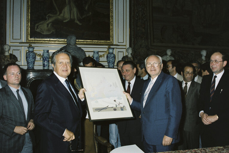 Zdjęcie 10: Visit of the President of Portugal to the EP