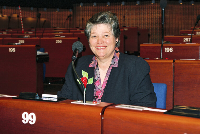 Fotografia 15: Mel READ in plenary session in Strasbourg - March 1993