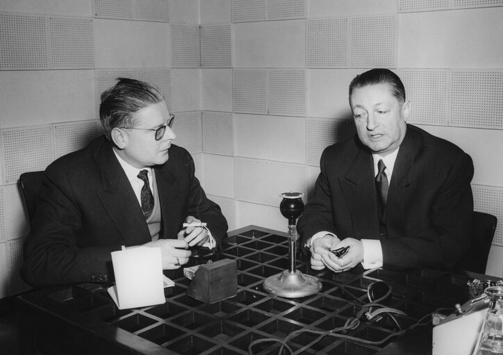 Fotografia 23: Constitutive session of the new European Parliamentary Assembly on the 19th of March 1958