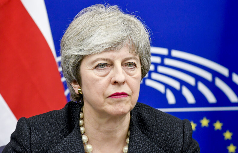 Nuotrauka 4: Statement of British Prime Minister Theresa MAY on Brexit negotiations