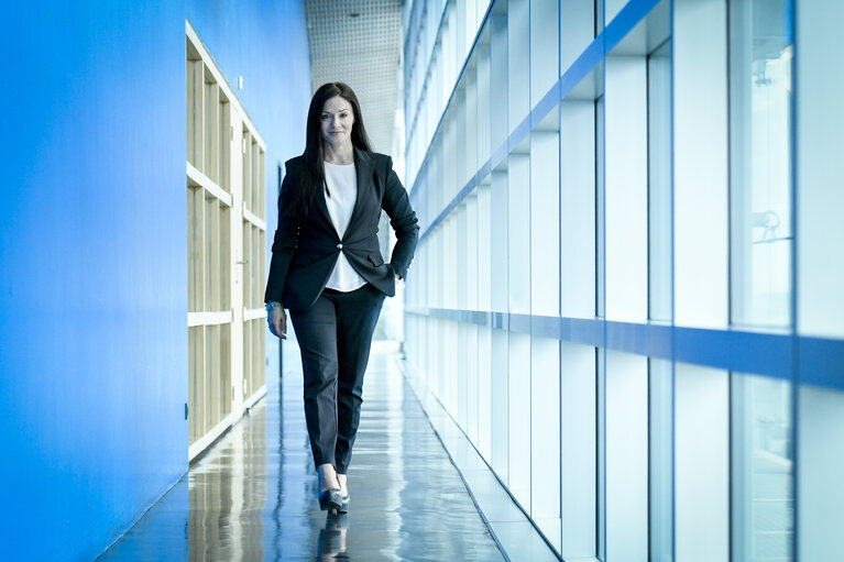 Fotó 2: Miriam DALLI in the EP in Strasbourg