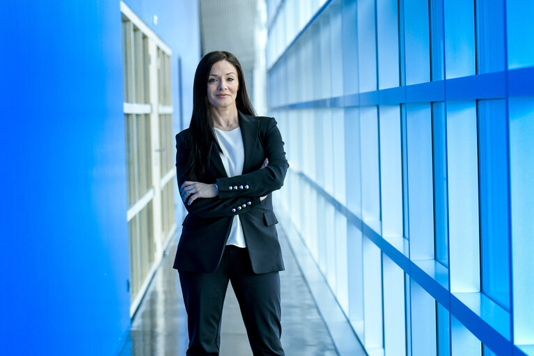 Fotó 1: Miriam DALLI in the EP in Strasbourg